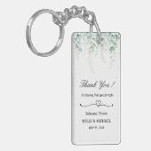 Porte-clés Faveur pour dîner de répétition Feuilles d'Eucalyp (Devant gauche)