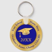 Porte-clés Favoris Personnalisés, Texte, Couleurs (Recto)