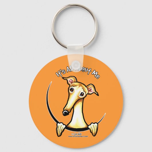 Porte-clés Fawn Greyhound IAAM (Recto)