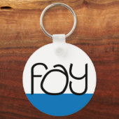 Porte-clés Fay Porte - clé noir (Recto)