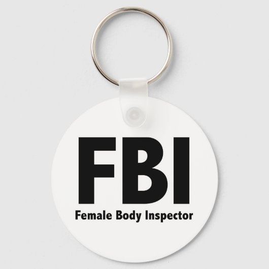 Porte-clés FBI M. Funny Rude Humour (Recto)