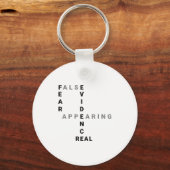 Porte-clés Fear False Evidence Appearing Real Motivational  (Recto)