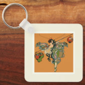 Porte-clés Fée Ballerine Avec Lanternes (Recto)