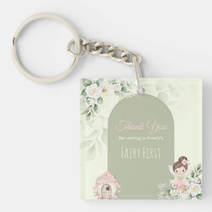 Porte-clés Fée de Fleur Mignonne de la Nature 1er Anniversair