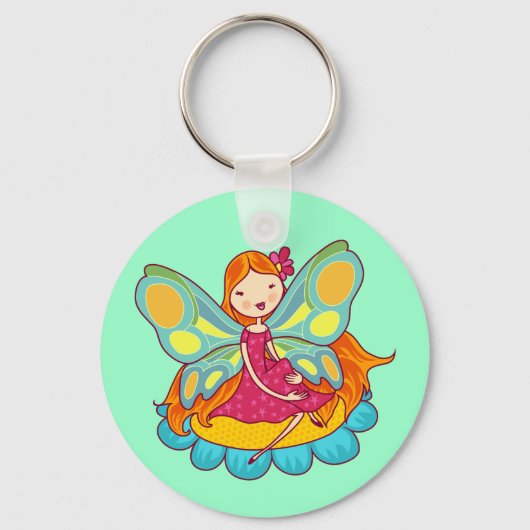 Porte-clés Fée de jardin (Recto)