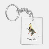 Porte-clés Fée Fée Avec Ailes Jaunes Porte - clé (Devant gauche)