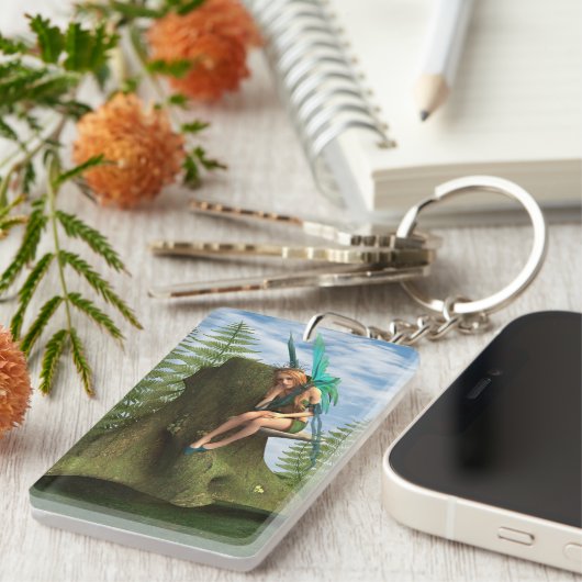 Porte-clés Fée réfléchie (Devant droit)