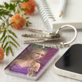 Porte-clés Fée rose (Devant droit)