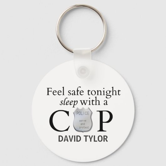 Porte-clés Feel safe tonight ! (Recto)