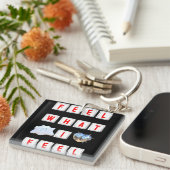 Porte-clés Feel What I Feel (Devant Droit)