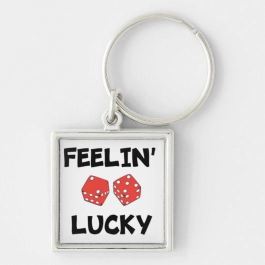 PORTE-CLÉS "FEELIN' LUCKY" DICE (Devant)