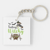 Porte-clés Feeling witchy magic halloween (Dos)