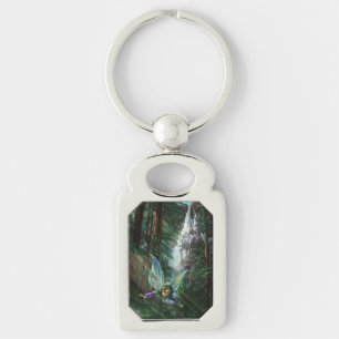 Porte-clés Fées des bois et château de la cascade