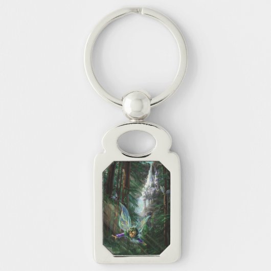 Porte-clés Fées des bois et château de la cascade (Devant)