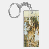 Porte-clés Fées et lapin (Devant gauche)
