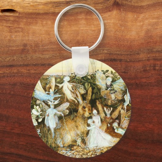 Porte-clés Fées et lapin (Recto)