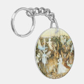 Porte-clés Fées et lapin (Devant gauche)