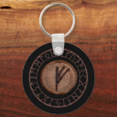 Porte-clés Fehu - Rune Aînée Futhark (Recto)
