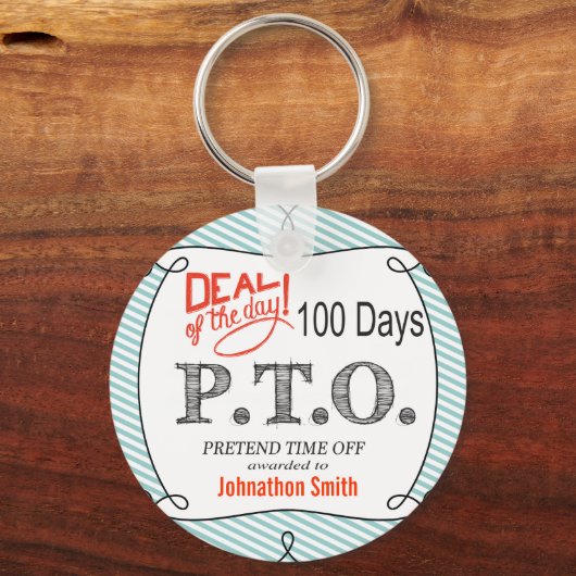 Porte-clés Félicitations amusantes pour faire semblant d'être (Recto)