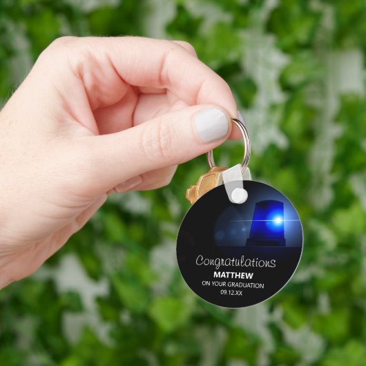 Porte-clés Félicitations aux policiers (main)