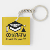 Porte-clés Félicitations, diplômé 2024 ! (Dos)