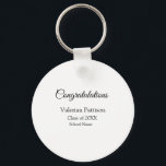 Porte-clés Félicitations diplômé ajouter le nom de l'école si<br><div class="desc">Conception</div>