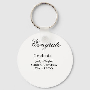Porte-clés Félicitations diplôme nom université nom promotion