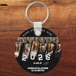 Porte-clés Félicitations Nom Fête de Remise des Diplômes Clas
