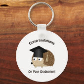 Porte-clés Félicitations pour votre hérisson de diplôme (Recto)