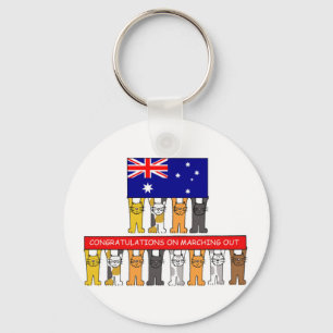 Porte-clés Félicitations sur marcher, l'Australie