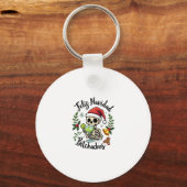 Porte-clés Feliz Navidad Bitchachos Funny Skull Spanish Merry (Recto)