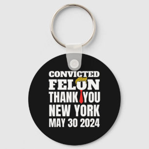 Porte-clés Felon Trump Élastique à cheveux Merci Ny New York
