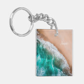 Porte-clés Feminine Tropical Beach Arrière - plan (Devant gauche)