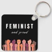 Porte-clés Féministe Et Fière (Dos)