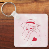 Porte-clés Femme (Recto)