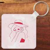 Porte-clés Femme (Verso)