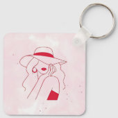 Porte-clés Femme (Dos)