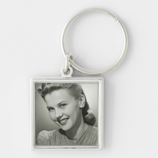 Porte-clés Femme 2 de sourire (Devant)