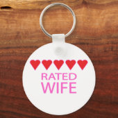 Porte-clés Femme à cinq coeurs (Recto)