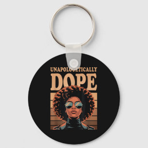 Porte-clés Femme Afro sans excuses 