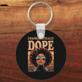 Porte-clés Femme Afro sans excuses (Recto)