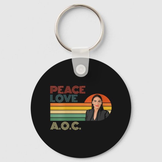 Porte-clés Femme Aoc Alexandria Ocasio-cortez First Femme P (Recto)
