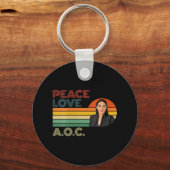 Porte-clés Femme Aoc Alexandria Ocasio-cortez First Femme P (Recto)