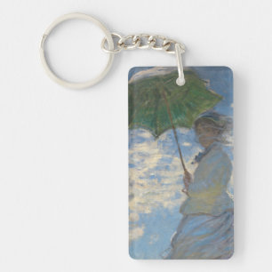 Porte-clés Femme avec parasol - Madame Monet et son fils