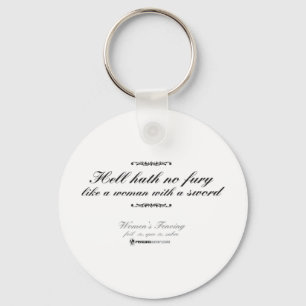 Porte-clés Femme avec une épée