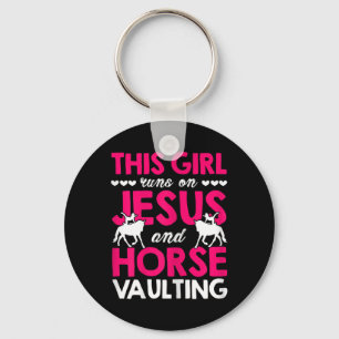 Porte-clés Femme Cette Fille Coule Sur Jésus Et Cheval Vaulte