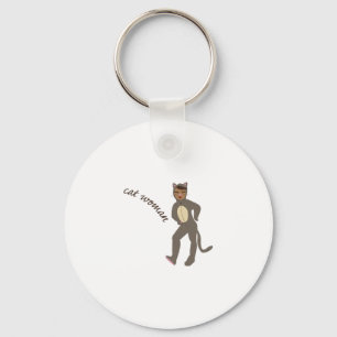Porte-clés Femme de chat