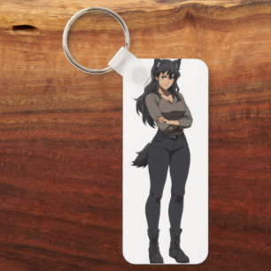 Porte-clés Femme de loup-garou d'Anime