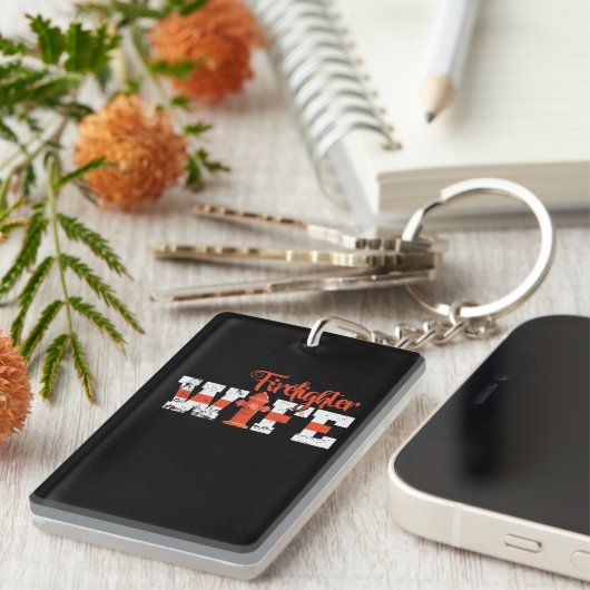 Porte-clés Femme de pompier de Feuerwehr Hydrant (Devant droit)