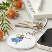 Porte-clés Femme de super-héros (Devant droit)